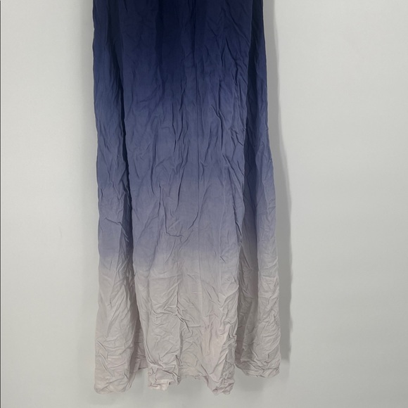 Purple Ombré Maxi Dress With Crochet Detail - Picture 6 of 8